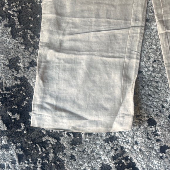 H&M Casual Cream Linen Pants - Picture 3 of 6